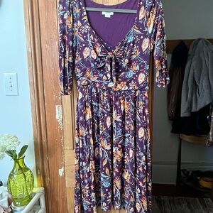 Maeve Floral Purple Dress